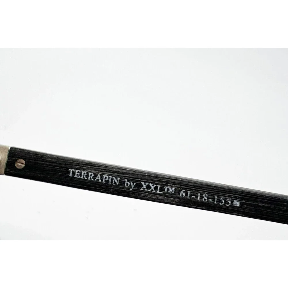 Terrapin by XXL Eyeglass Frames Mens Black Rectangular 61-18-155